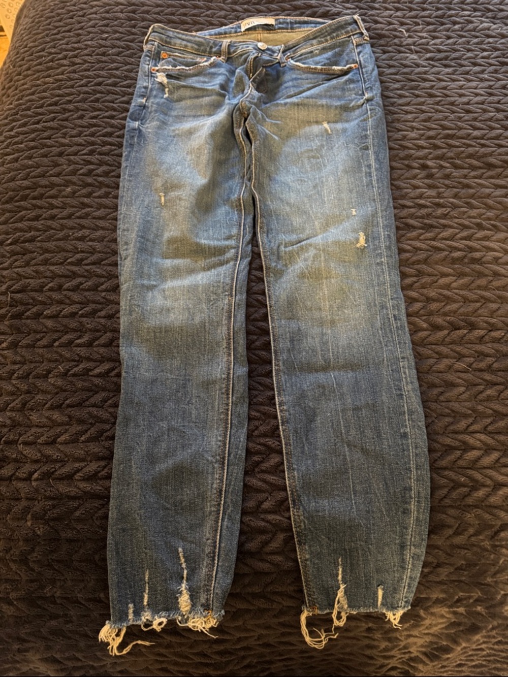 Zara island blue Skinny Denim
